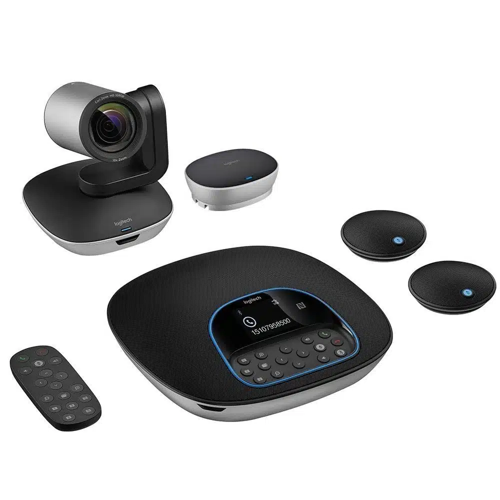 Logitech Group Conference Camera Bundle with Speakerphone and