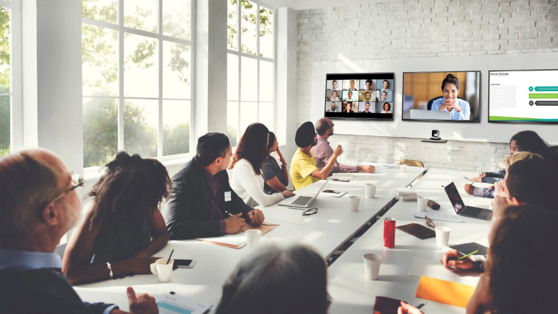 Zoom video conferencing solutions equipment optimized for zoom rooms
