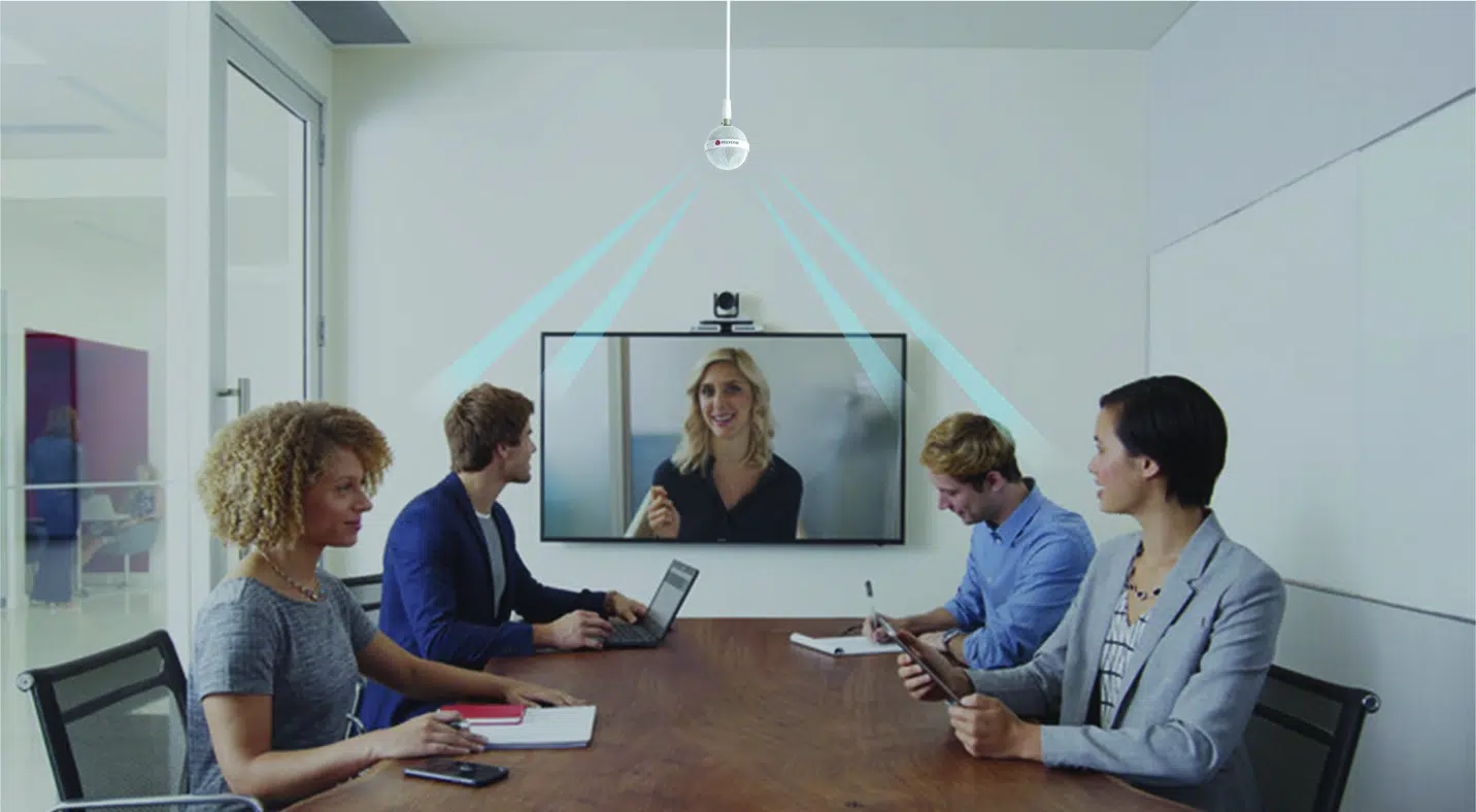 The Polycom Ceiling Microphone Is The Best Microphone For Any Meeting Space